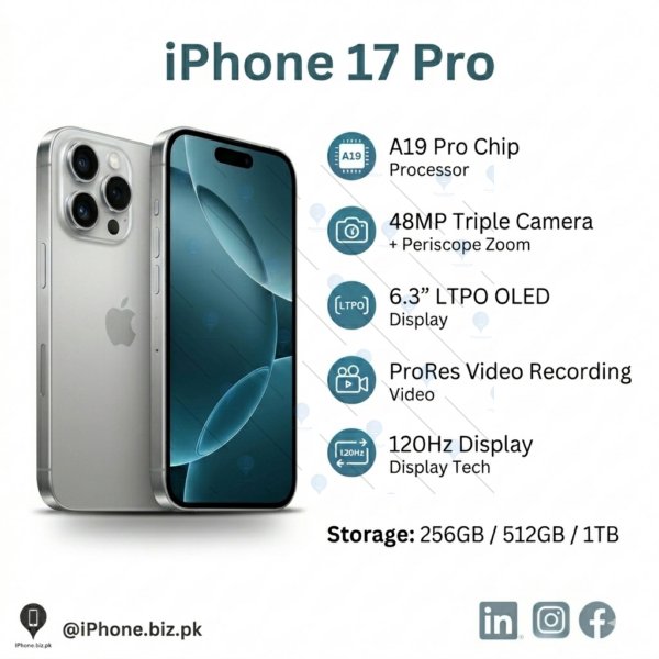 iPhone 17 Pro Price in Pakistan